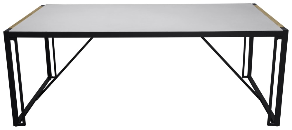 Table de jardin 200x100cm - verre