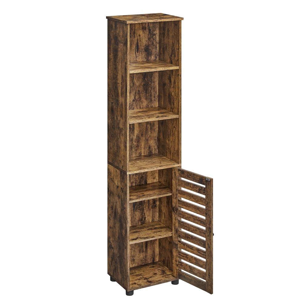 Meuble de salle de bain placard haut avec 3 compartiments marron - Maisons du Monde
