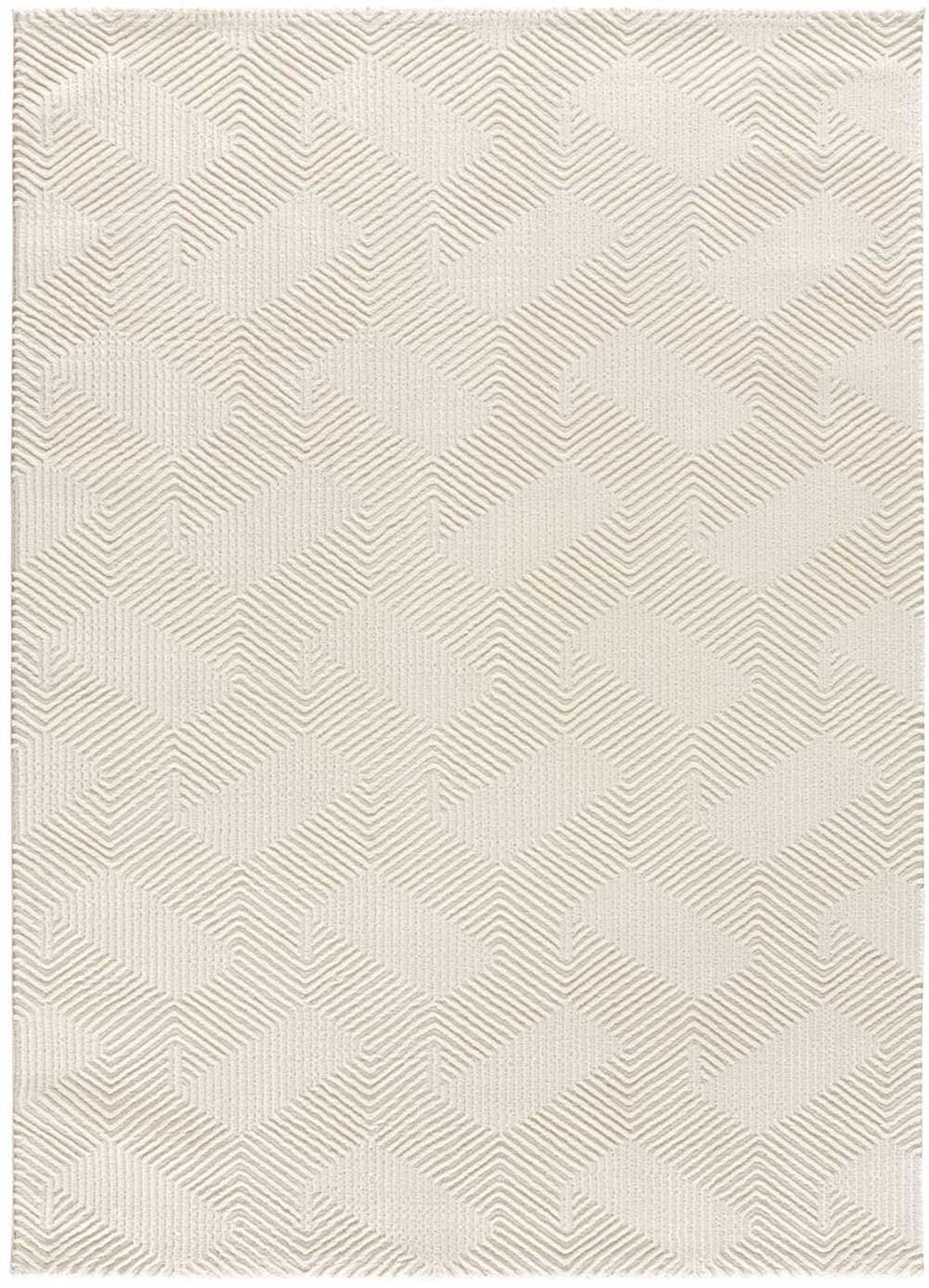 tapis à relief géométrique - 160x230