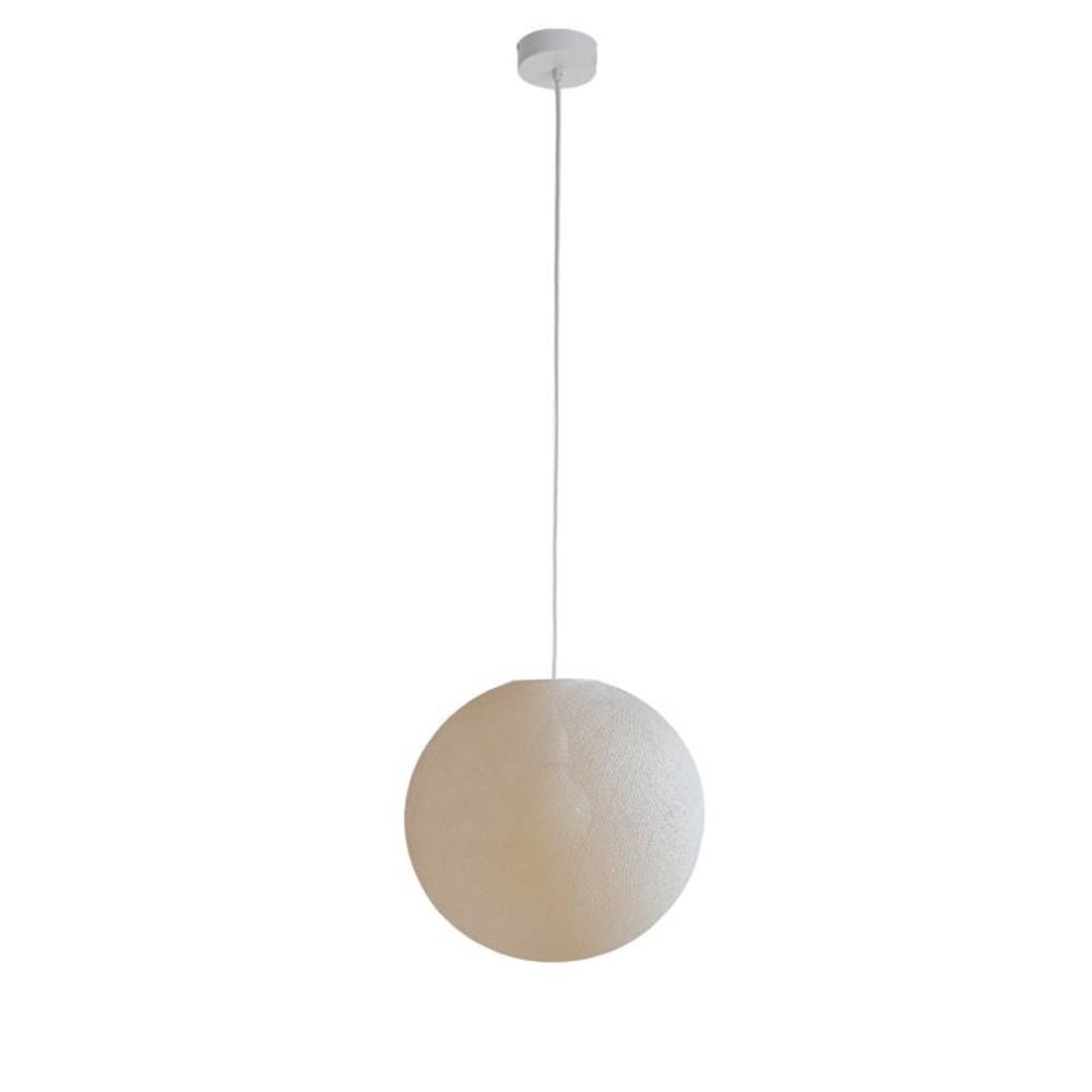 Suspension simple globe 31 écru