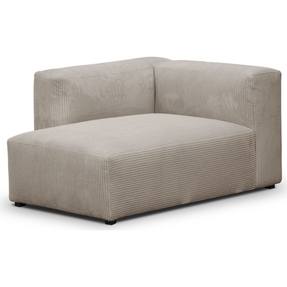 Meridienne+d%27angle+à+gauche+modulable+en+velours+cotele+taupe