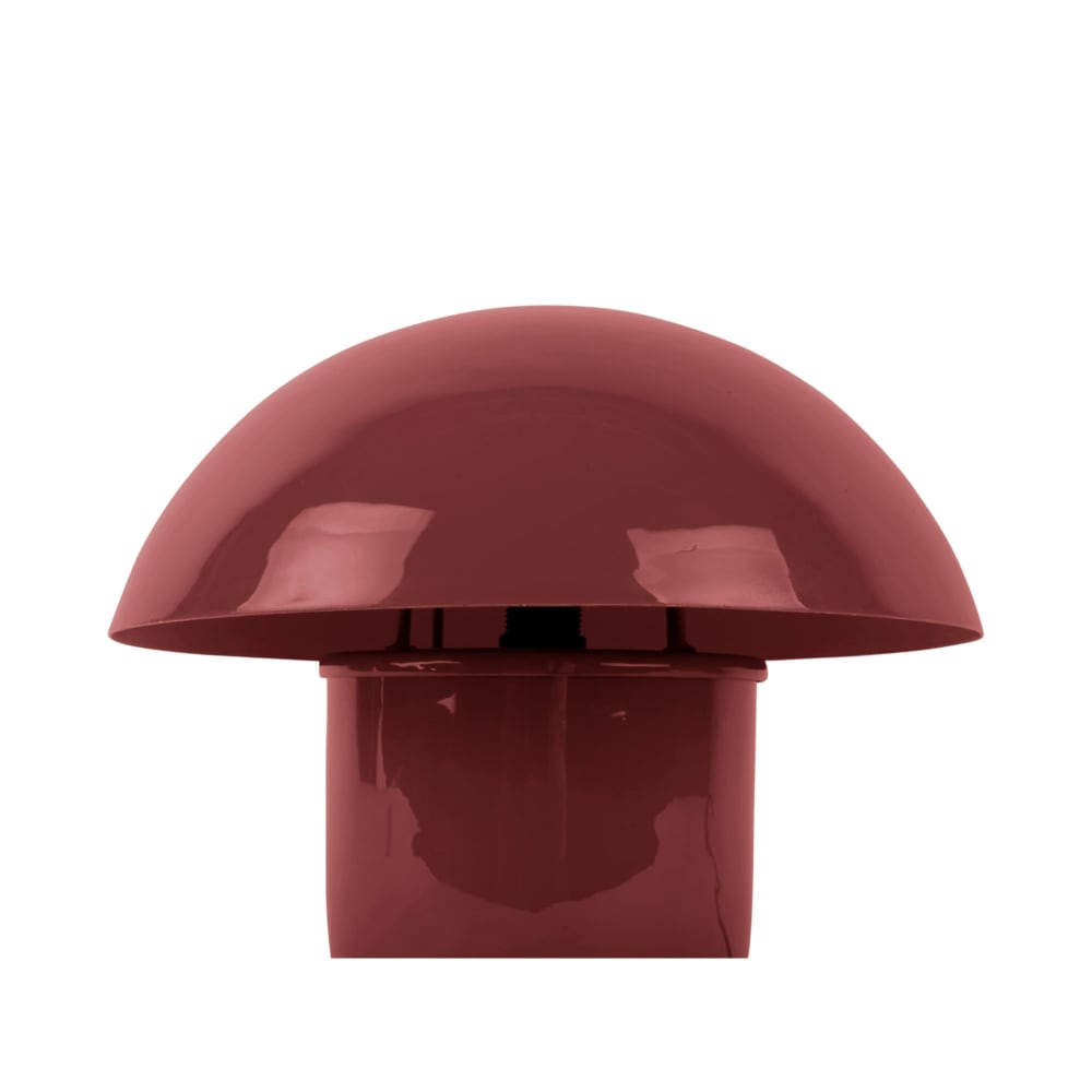 Lampe de table fer rouge 29x29x25cm — vue 3