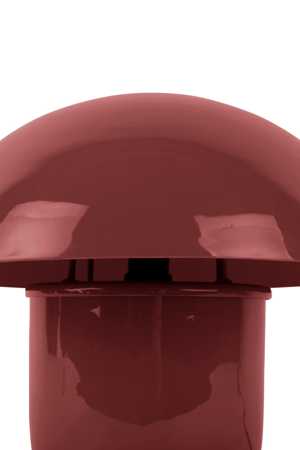 Lampe de table fer rouge 29x29x25cm — vue 4