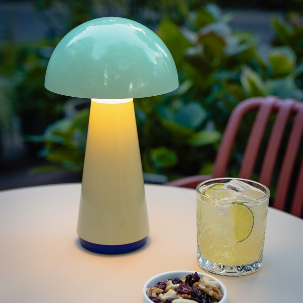 Lampe de table h28cm menthe glacier — vue 3