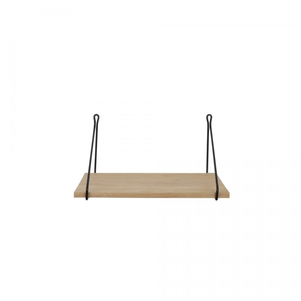 Etagère vintage chêne rustique brut 40 x 25 cm
