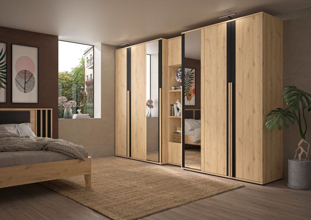 Dressing 2 portes effet bois clair - Maisons du Monde