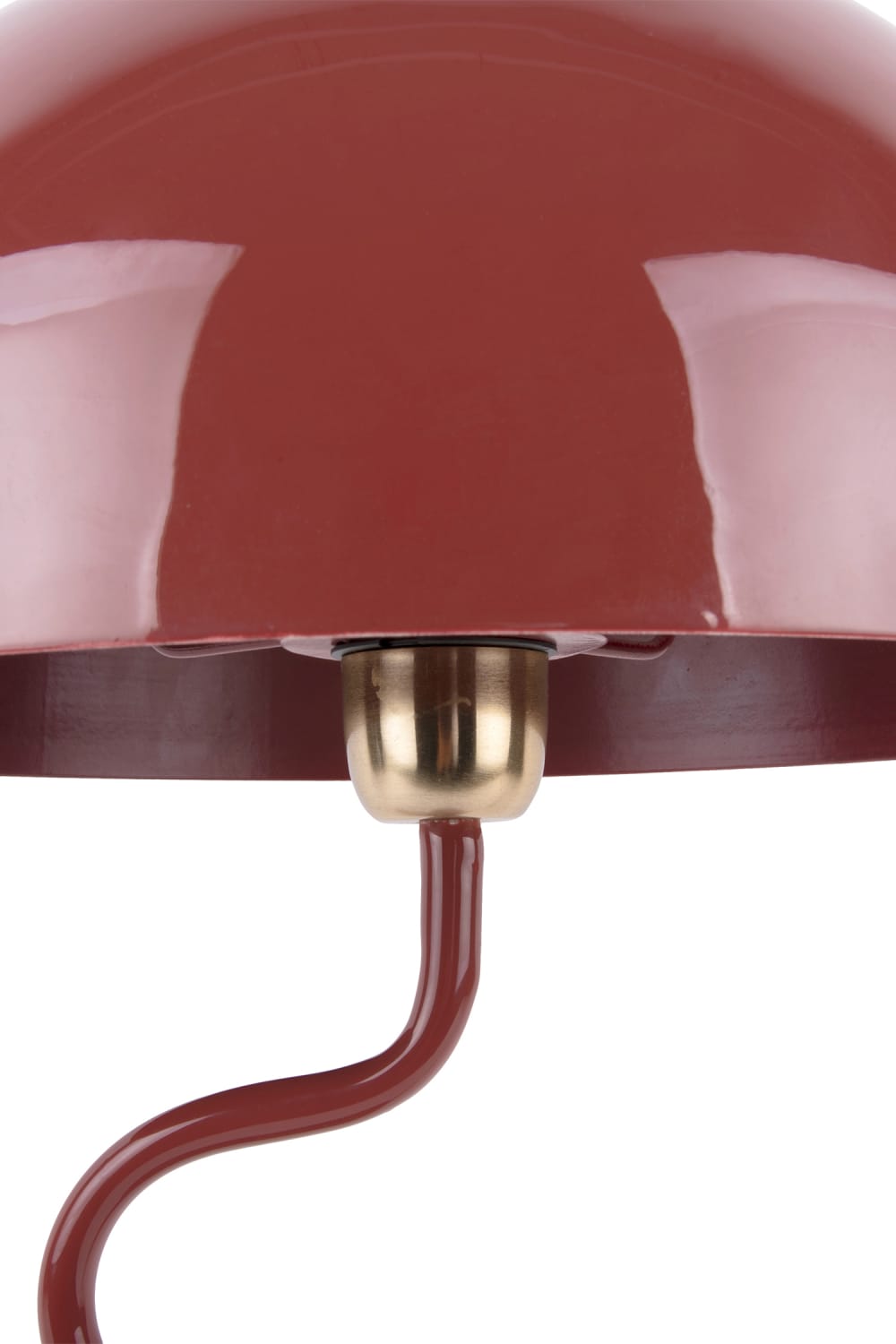 Lampe de table marbre rouge 31x31x54cm — vue 4
