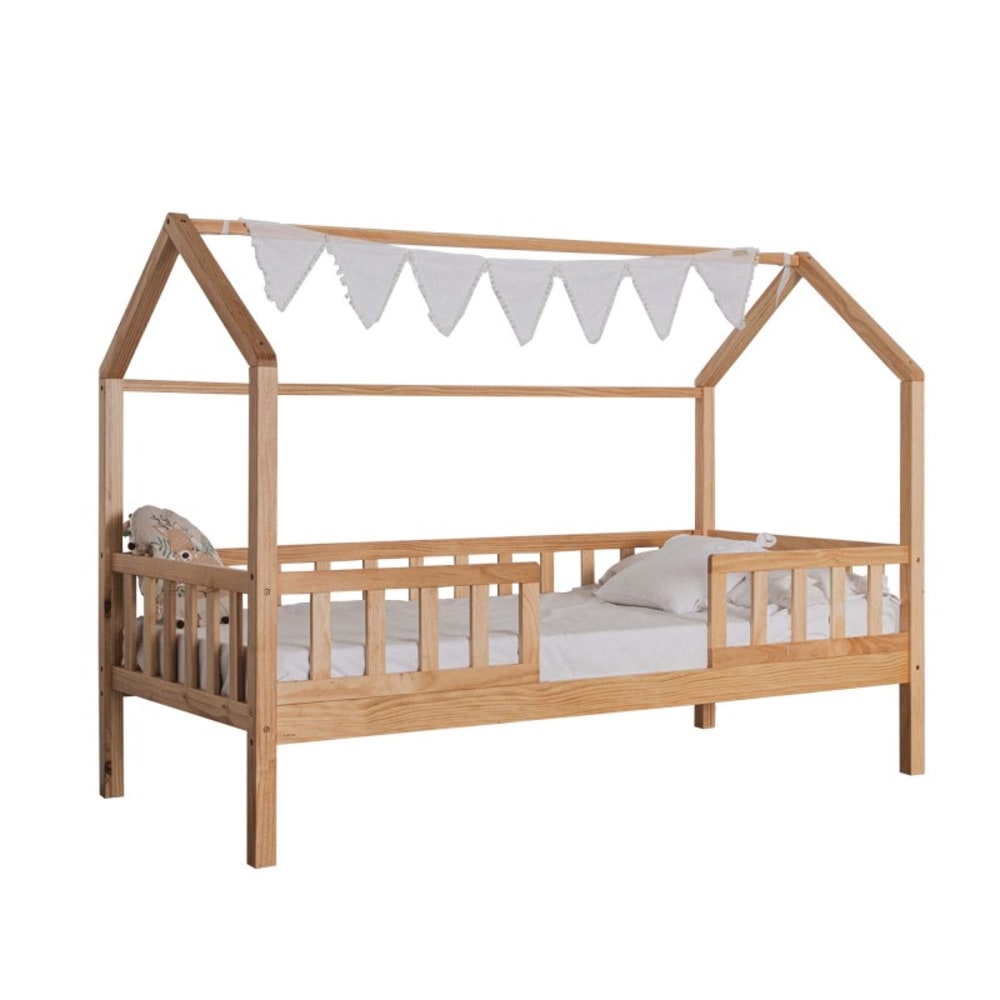 MueMue Wimpel Baumwolle weiß 160x25cm Baumwolle Baby