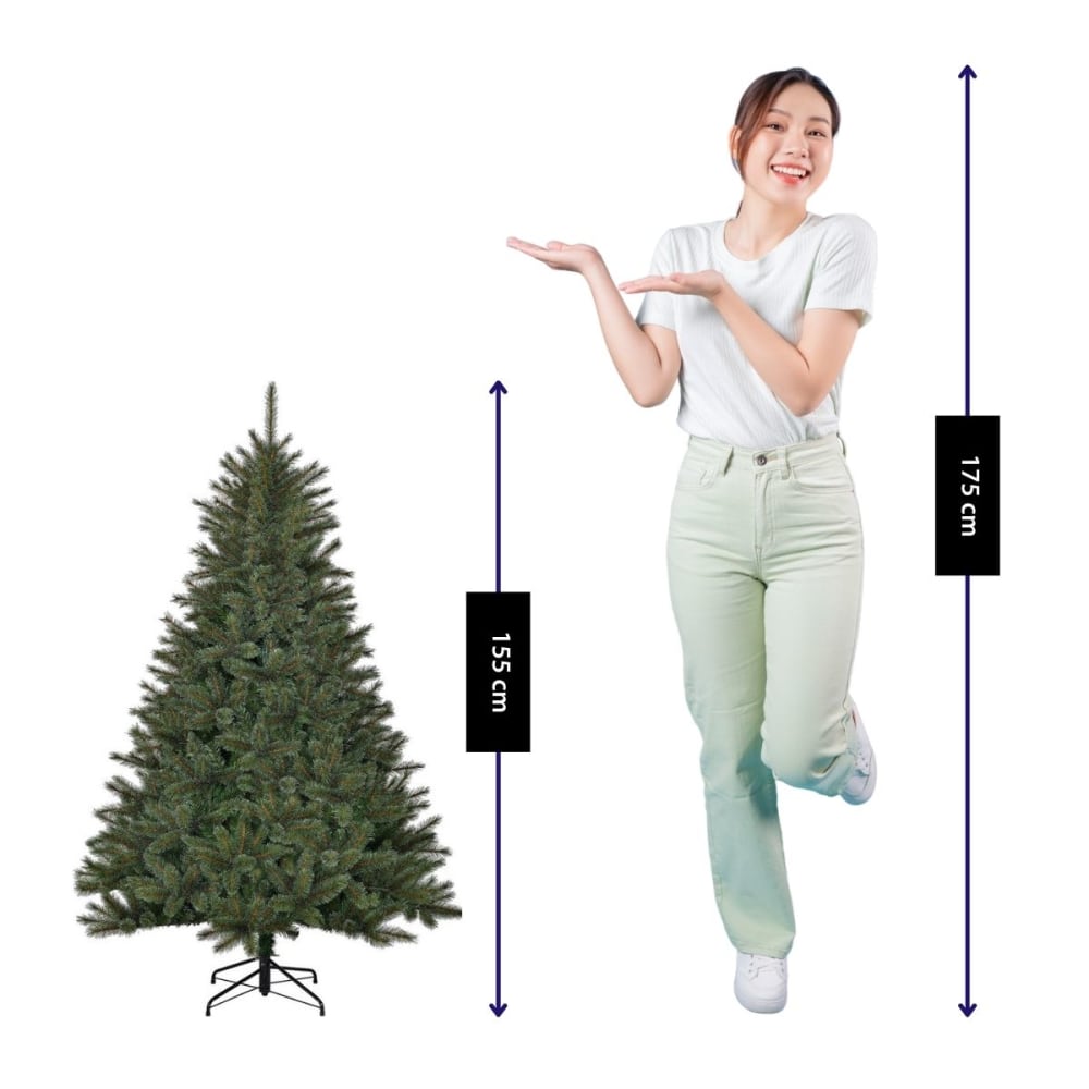 Künstlicher Weihnachtsbaum Toronto Grün Kunststoff