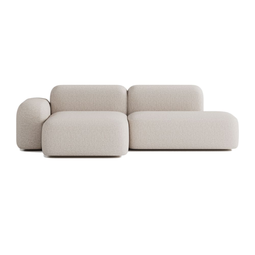 Canapé d'angle modulable - places beige