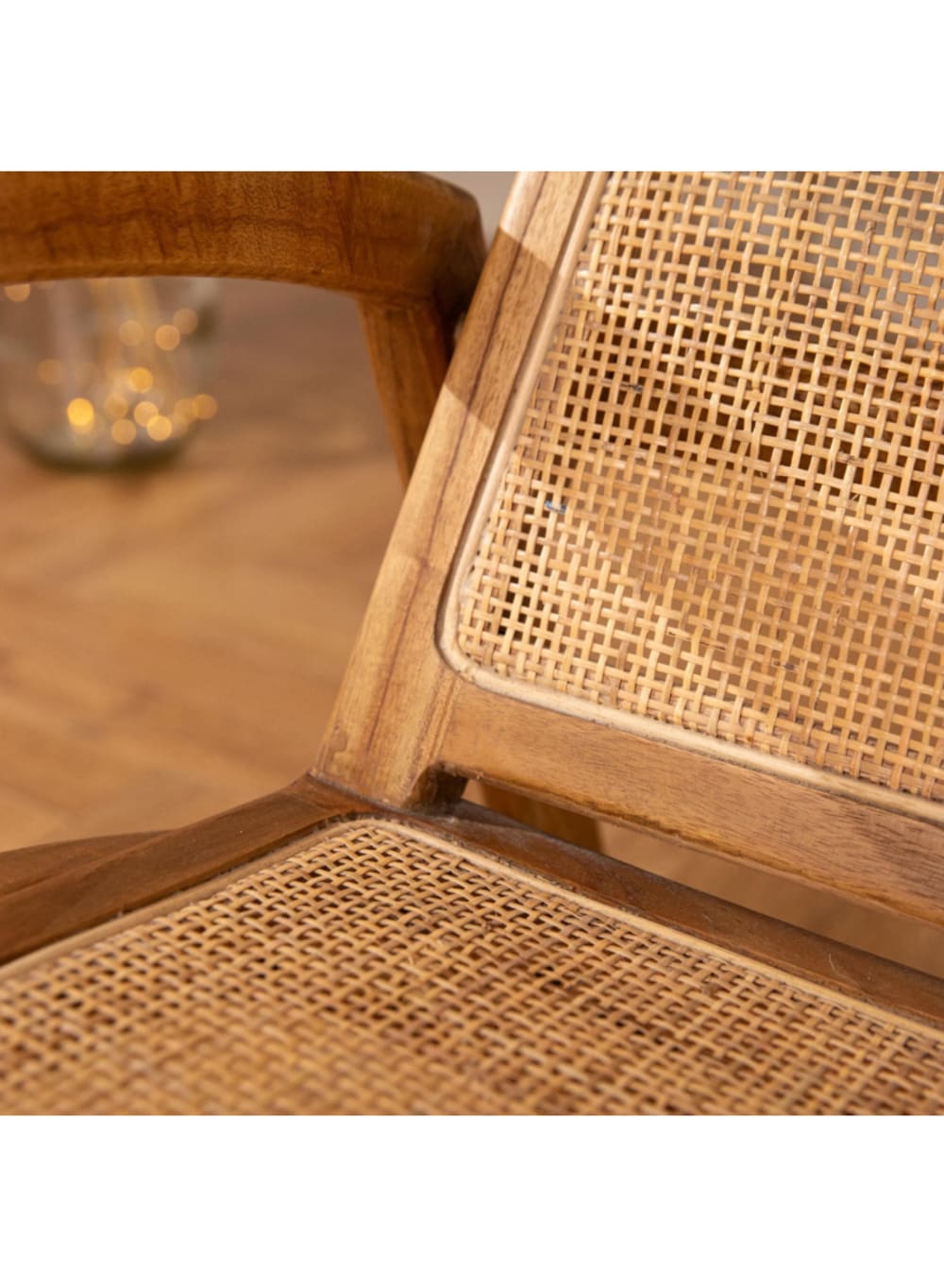 Chaise bois et cannage (Saudara Collections) - Image 2