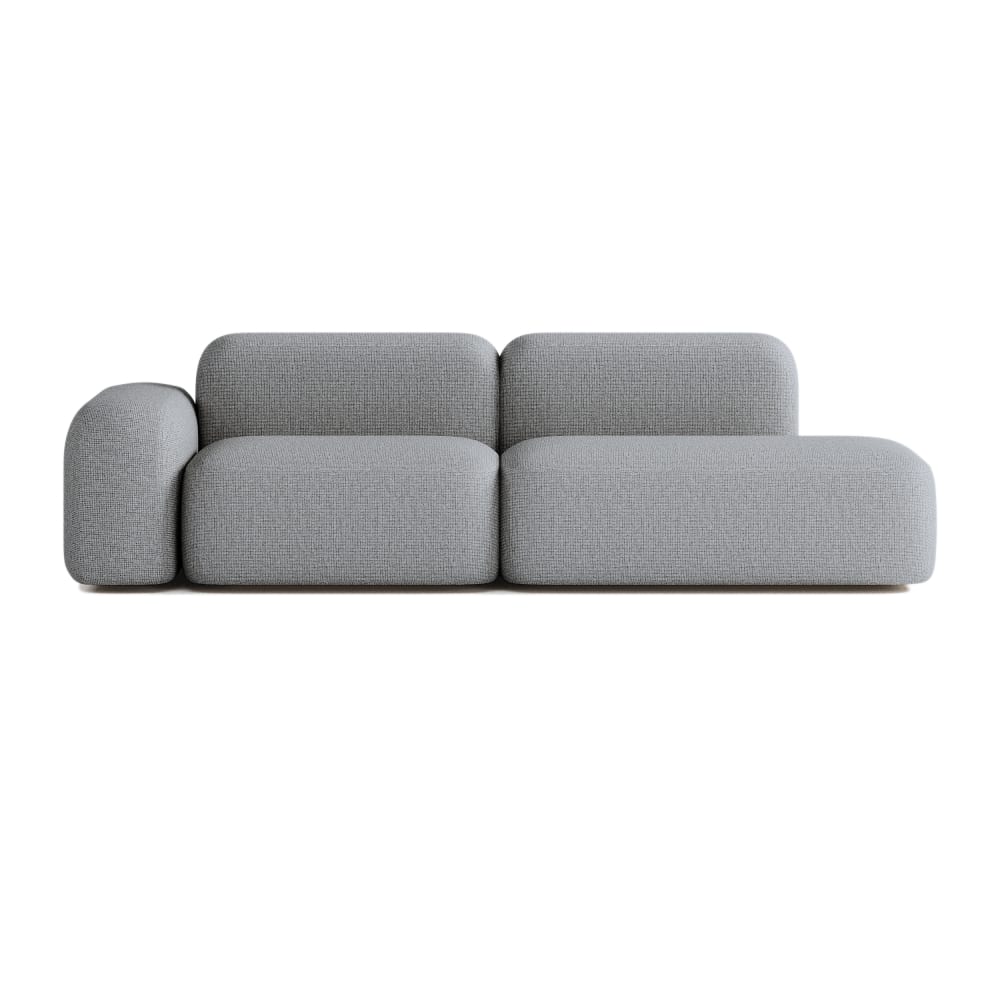 Canapé modulable 3 Places - gris