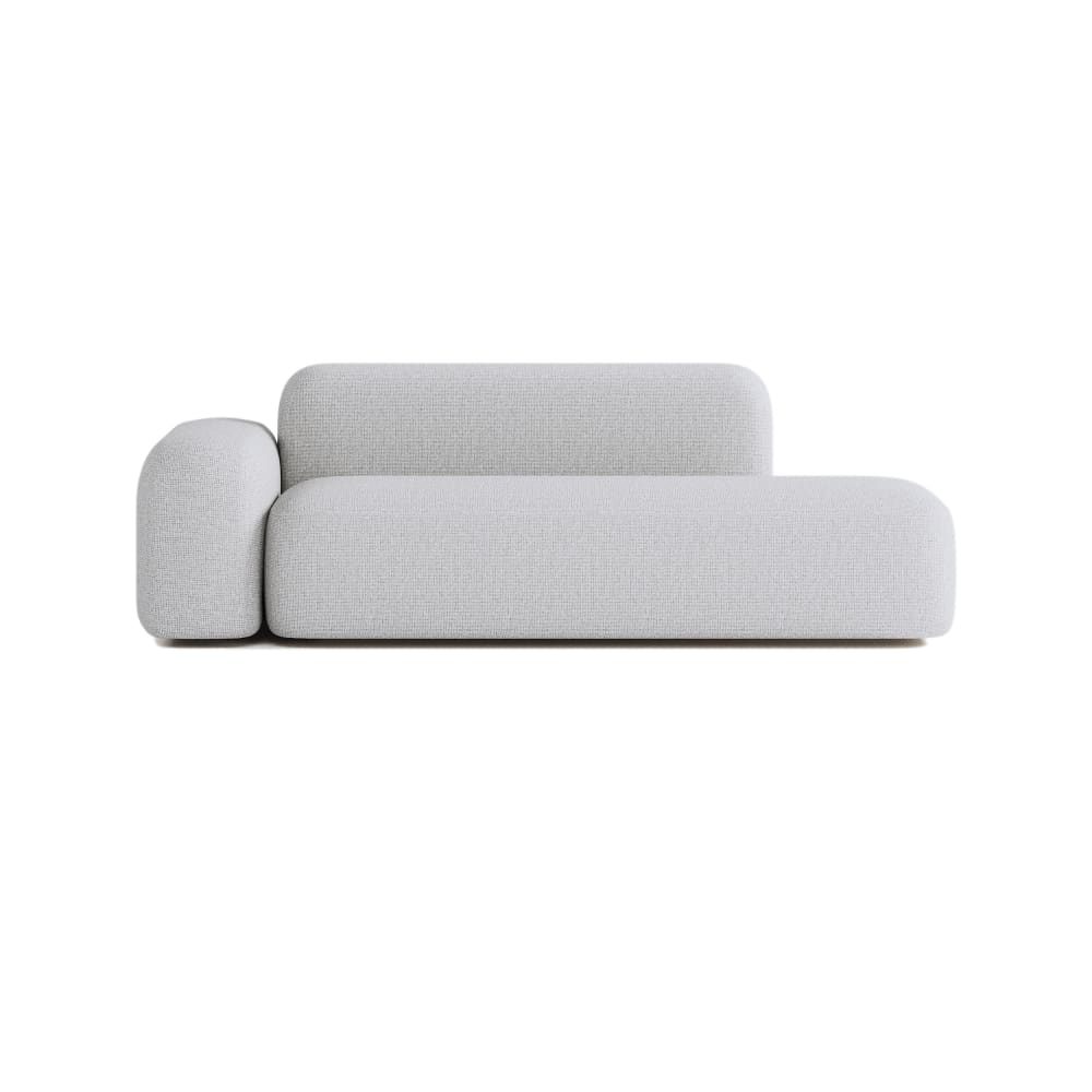 Canapé 2/3 places Tissu - clair