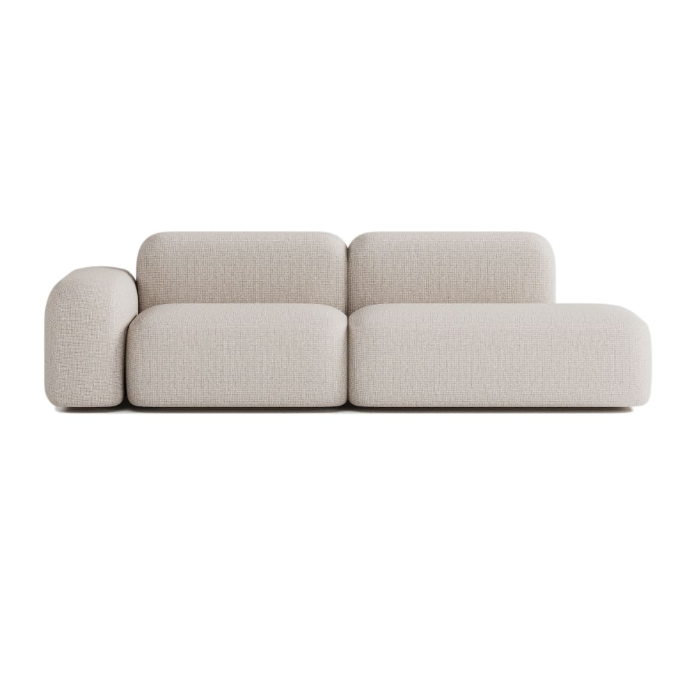 Canapé modulable 3 places - beige