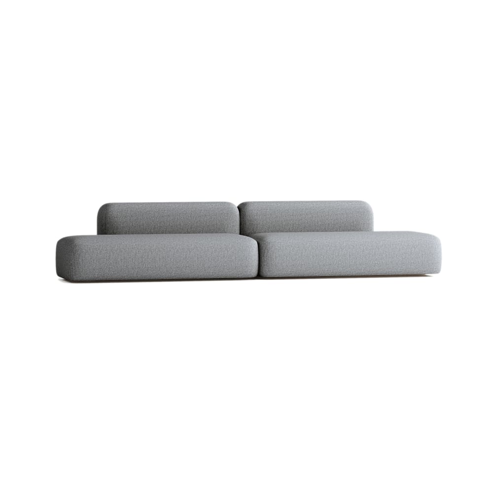 Canapé Modulable 6 places en Tissu Gris Foncé - Maisons du Monde