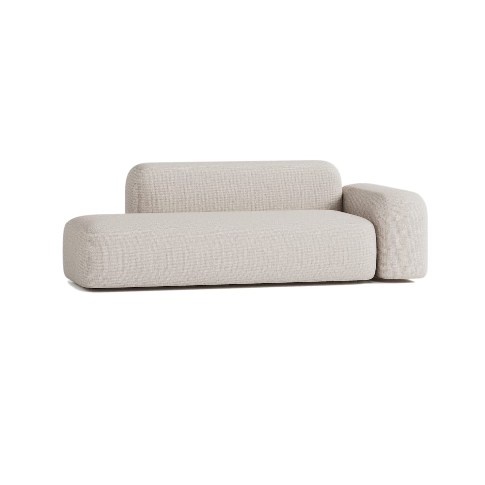 Canapé 2/3 Places en Tissu Beige - Maisons du Monde
