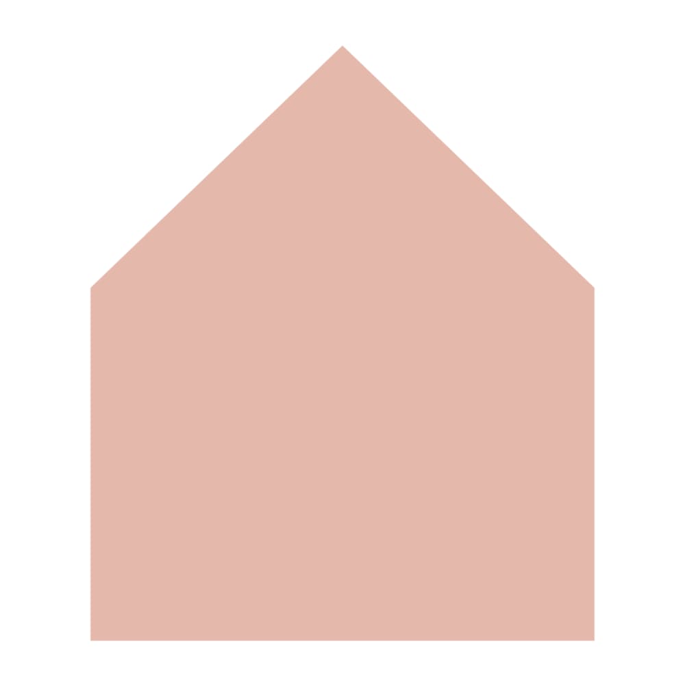 Decochic Sticker muraux en vinyle maison rose Rose Pva - Polyacétate De Vinyle - 0x111x94cm
