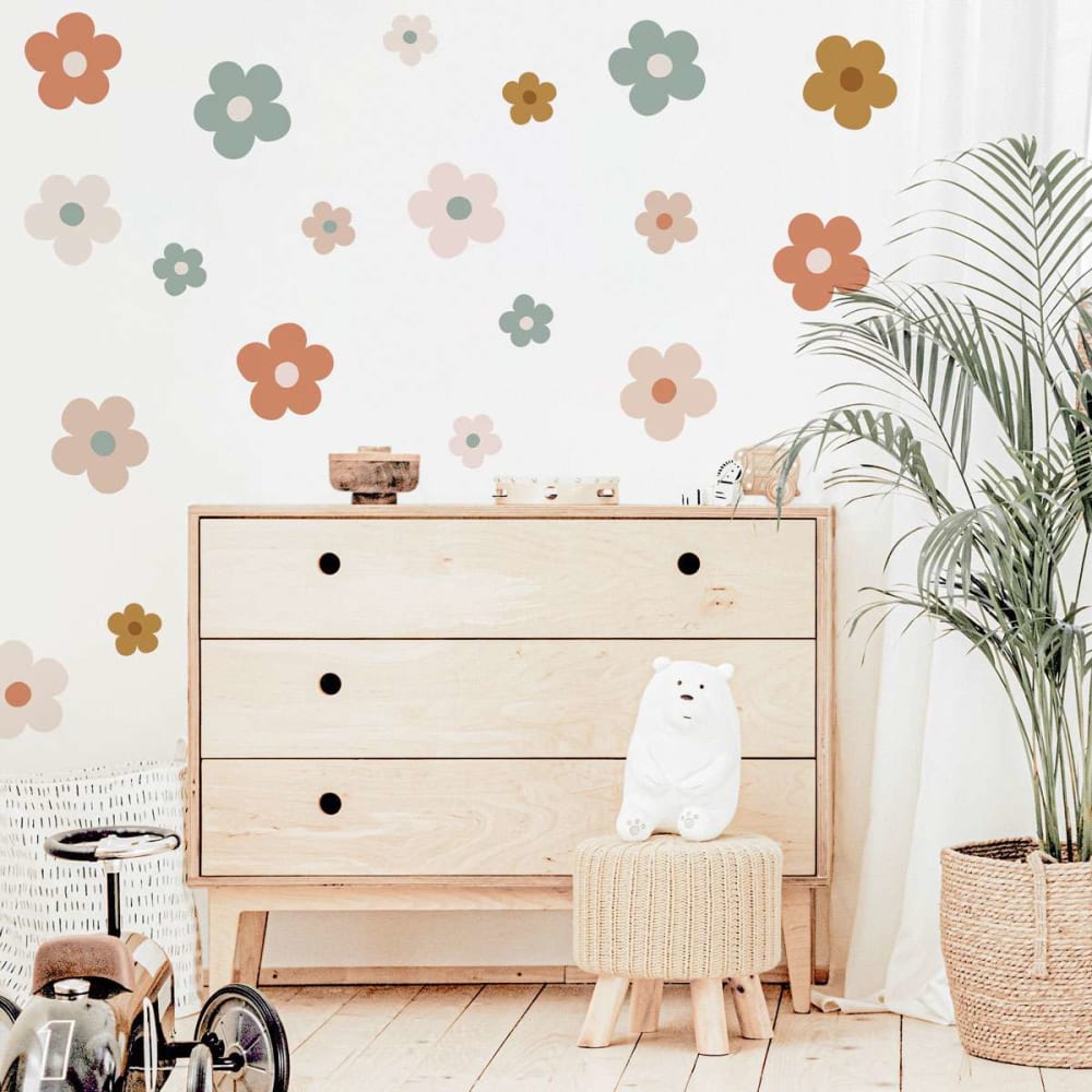 Stickers muraux en vinyle marguerites multicolore - Maisons du Monde