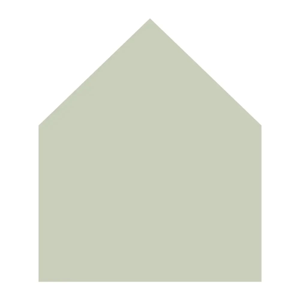 Decochic Selbstklebender Vinylaufkleber mit Hütte, grün Pva - Polyvinylacetat Kinder