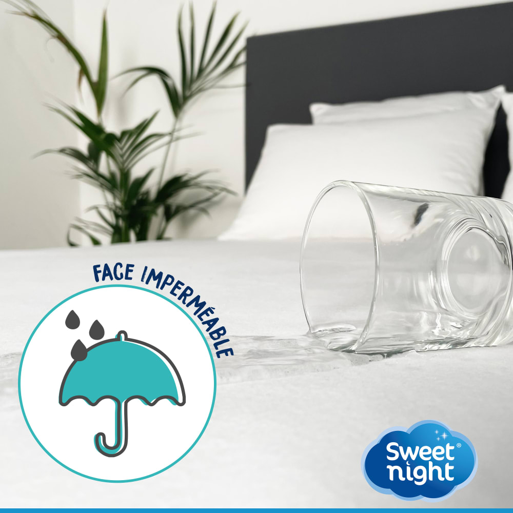Protège matelas imperméable lavable à 90°c 90x190cm - Maisons du Monde