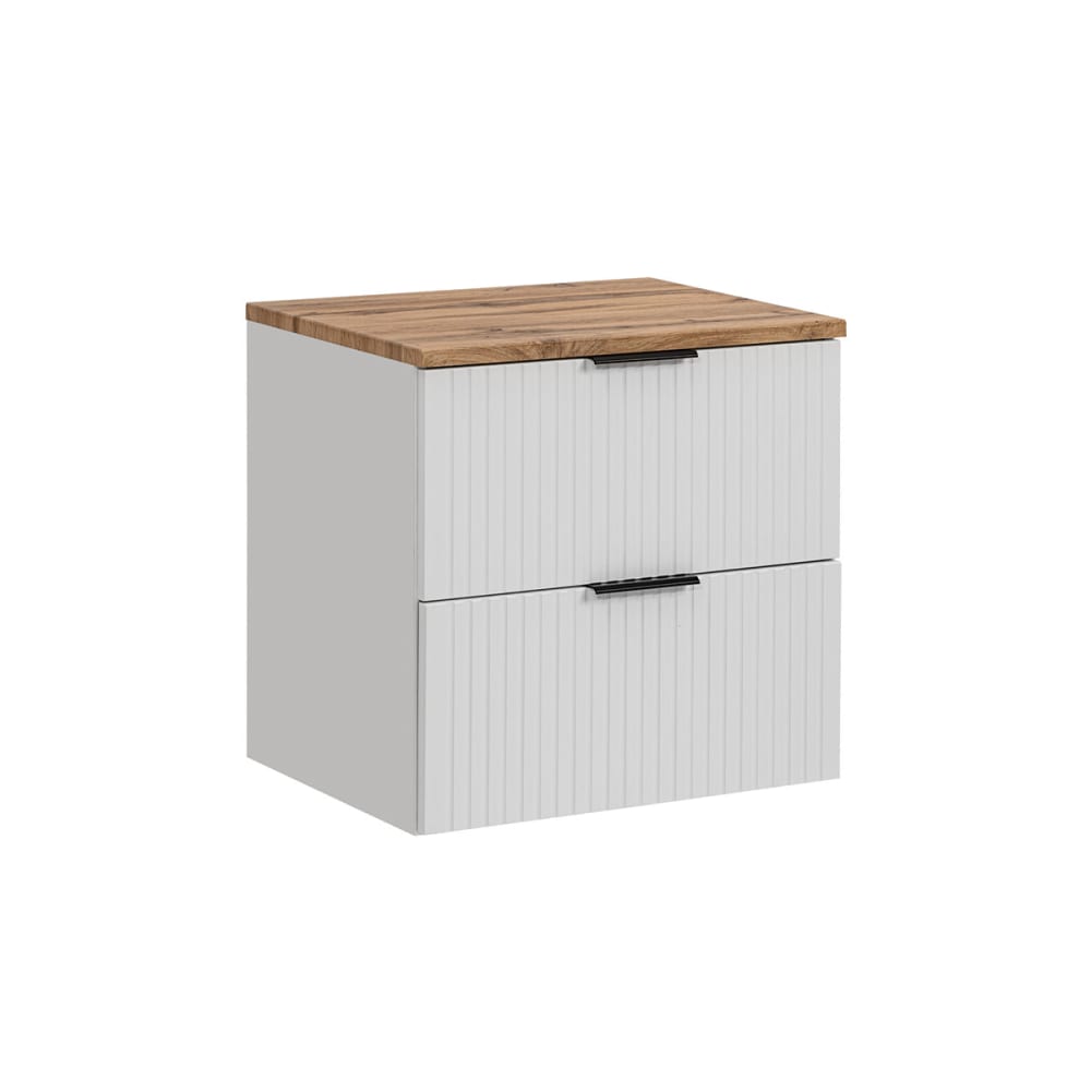 mueble bajo lavabo 60cm encimera tableros de melamina y mdf blanco