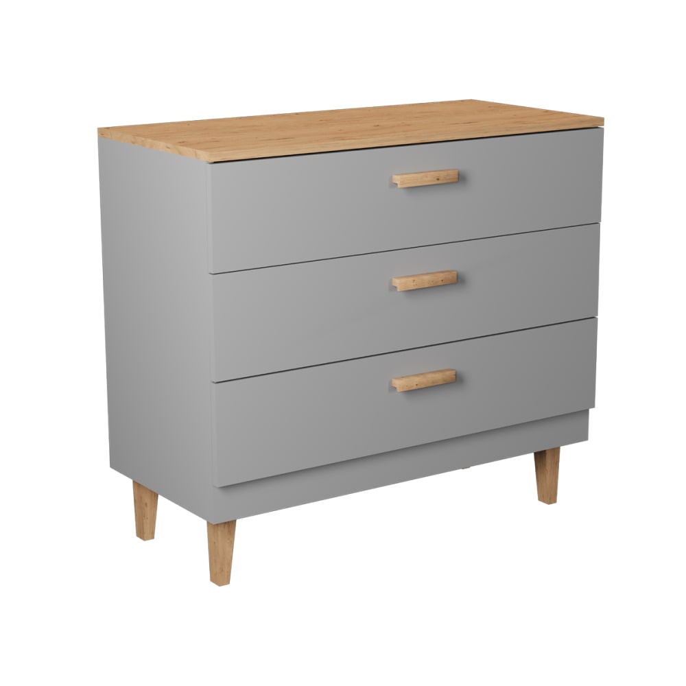 commode 3 tiroirs stratifiés