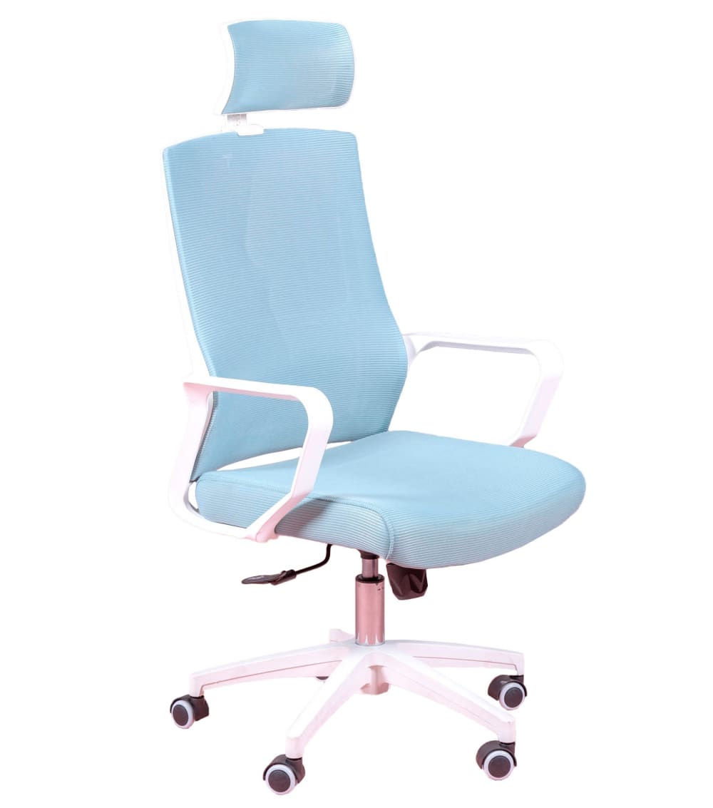 Nest dream Ergonomischer Schreibtischstuhl, blau style modern - Stoff
