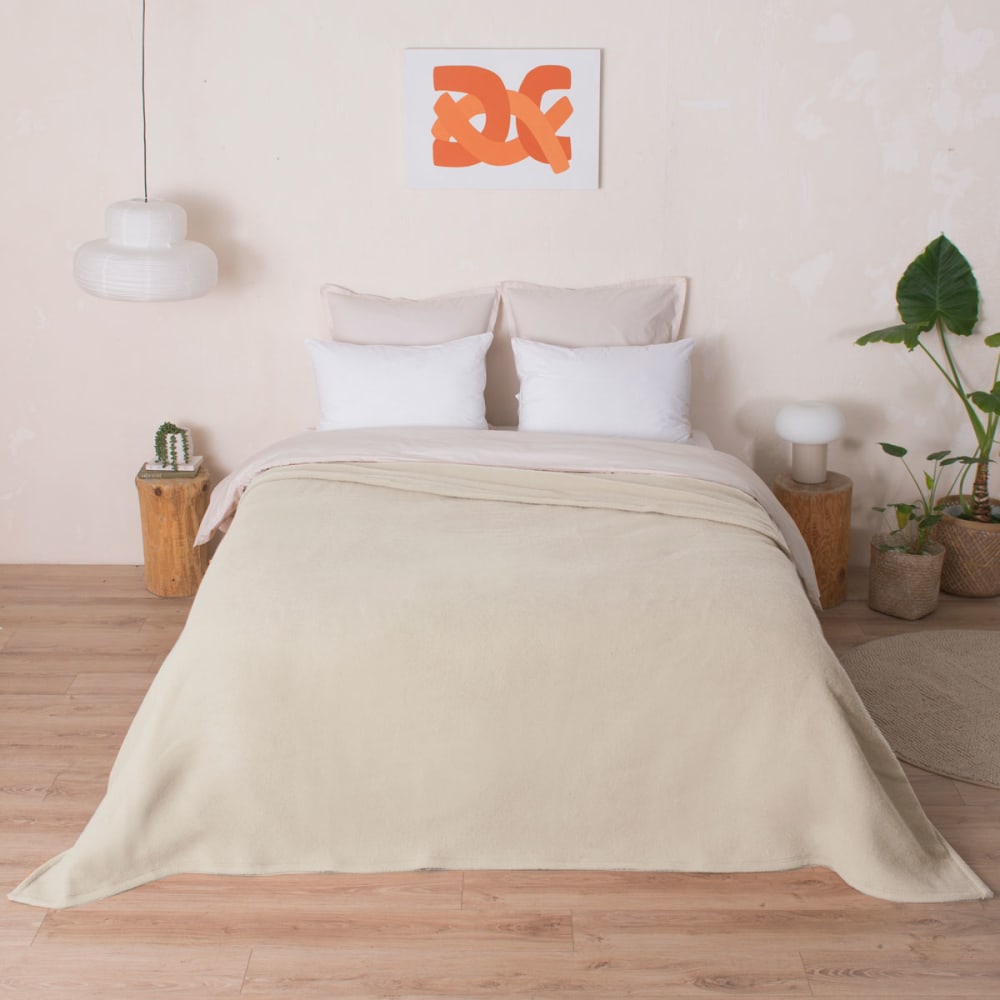 Couverture naturel 180x240 cm - Maisons du Monde
