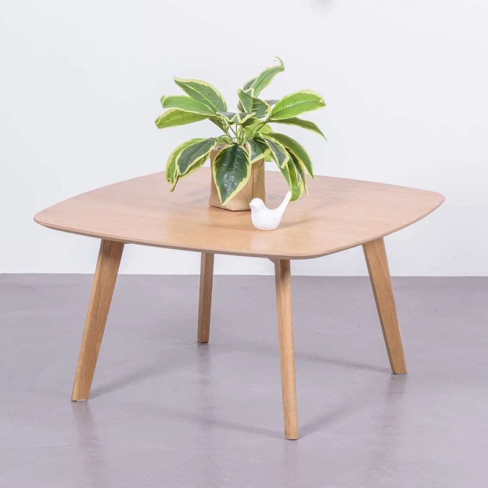 Quadratischer Beistelltisch aus Eichenholz - Maisons Du Monde