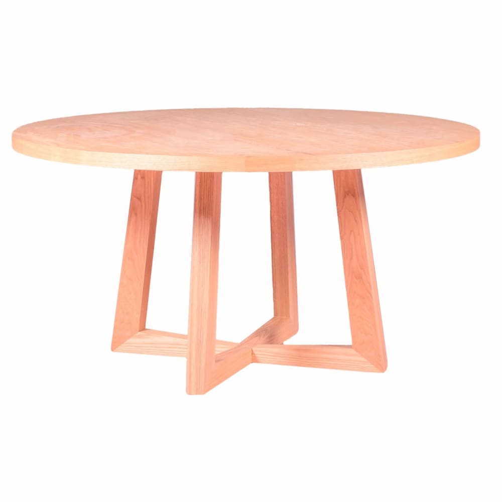 Nest dream Runder Esstisch aus Esche natur style landhaus Gelb Holz