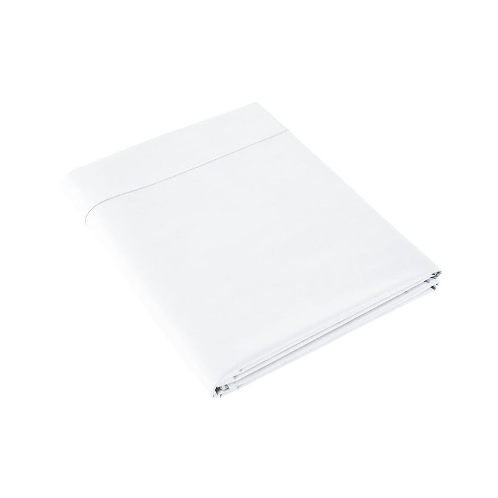 Drap plat coton blanc 270x310 cm - Maisons du Monde