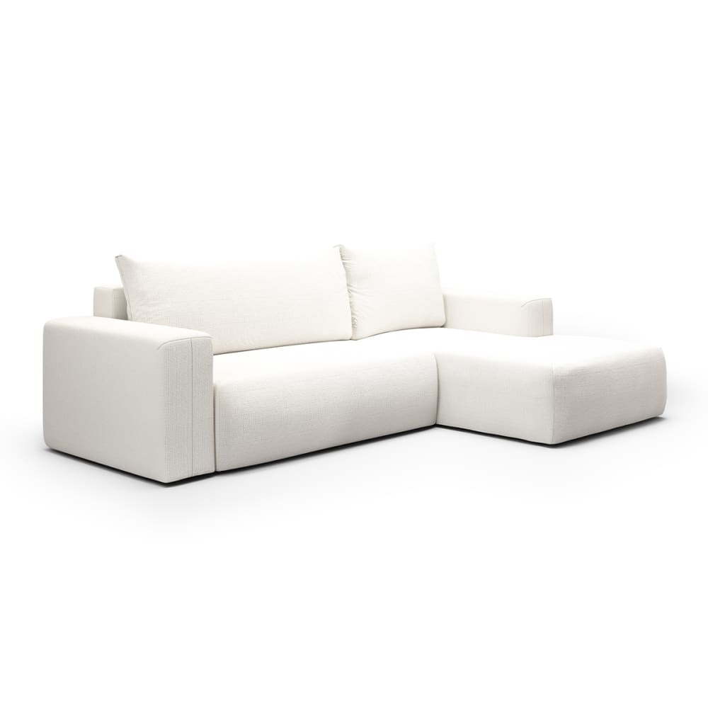 Canapé d'angle convertible - droite