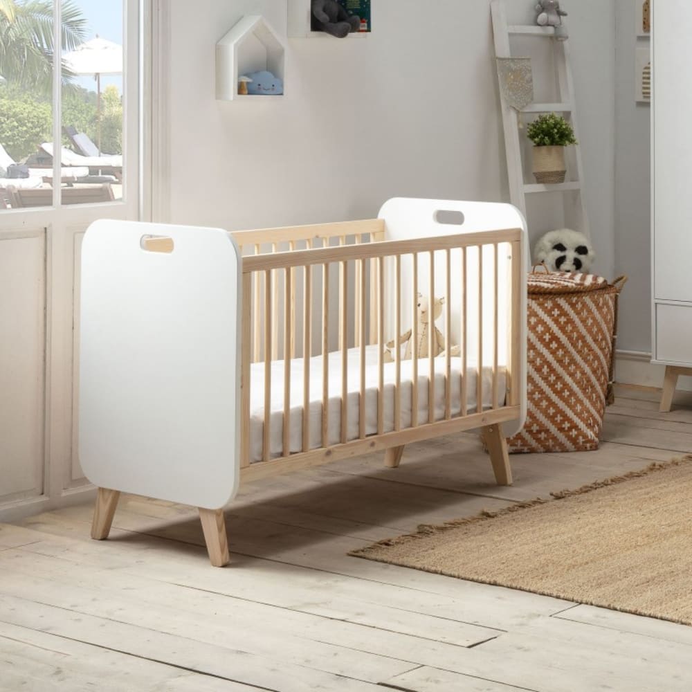 Berceau en MDF blanc 60x120cm