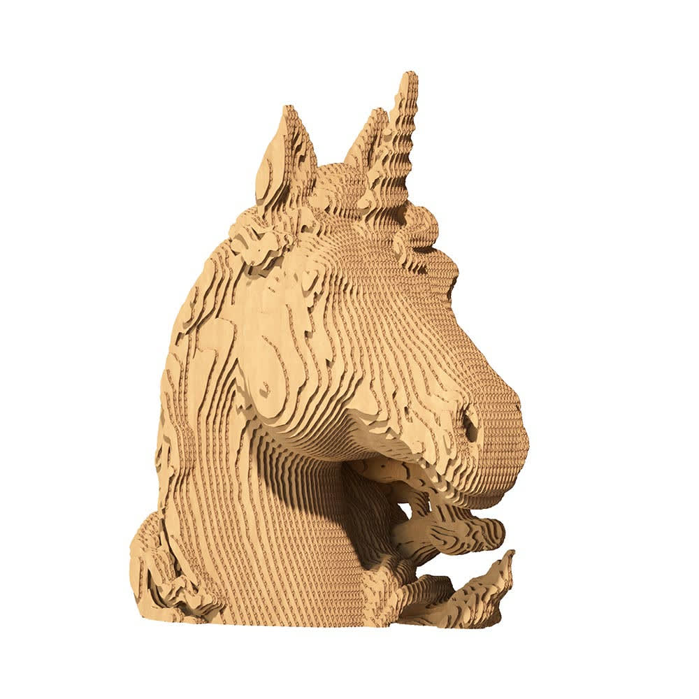 Puzzle 3d licorne en - carton