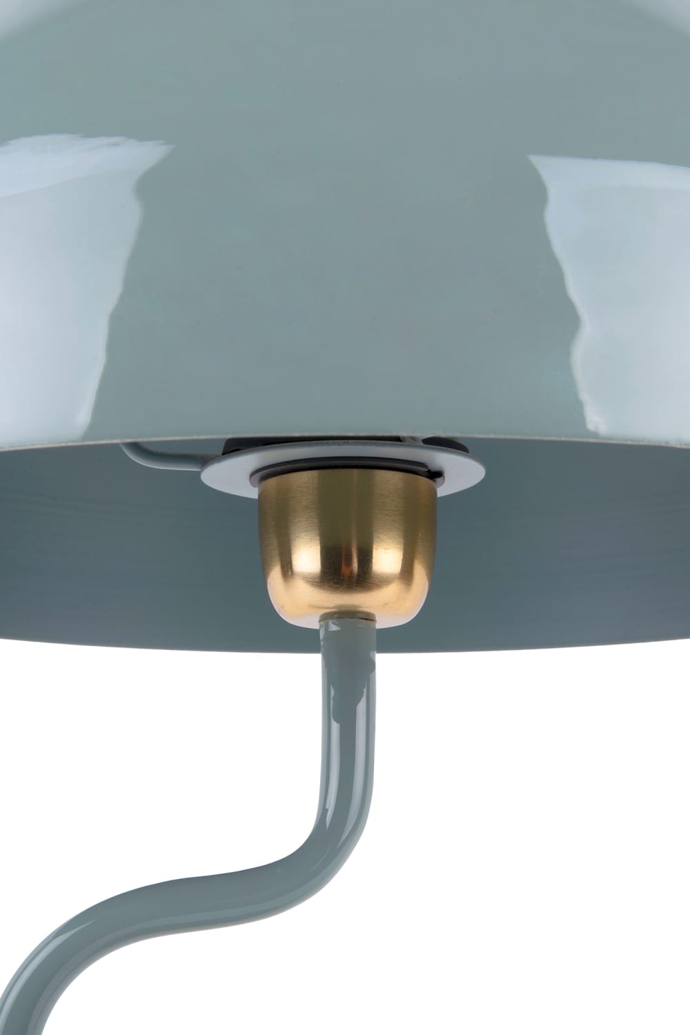 Lampe de table fer bleu 31x31x54cm — vue 4