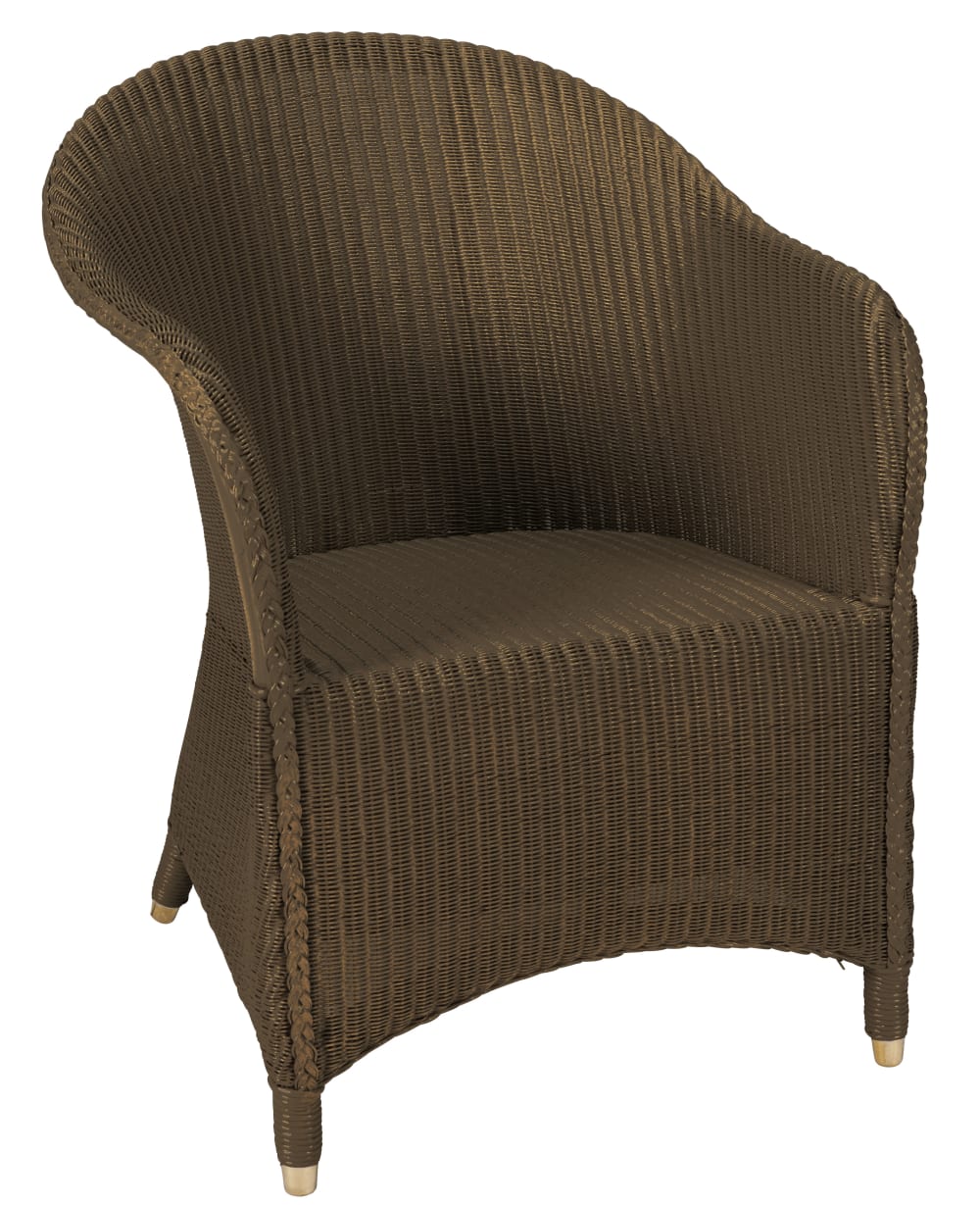 Fauteuil laqué en lloyd