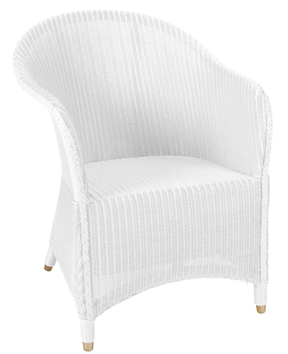 Fauteuil laqué en lloyd