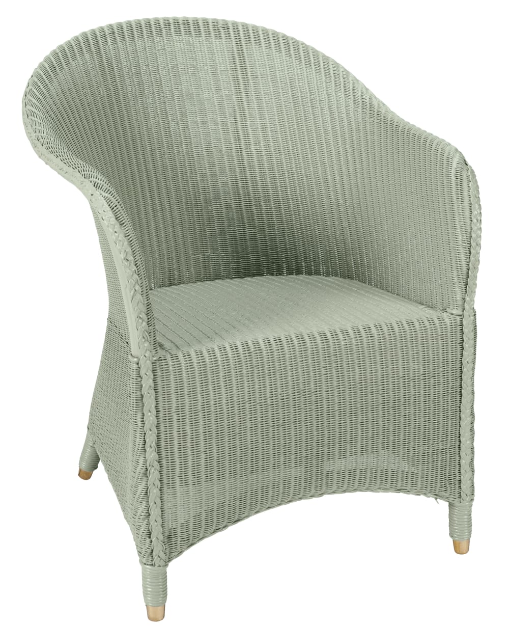 Fauteuil laqué en lloyd