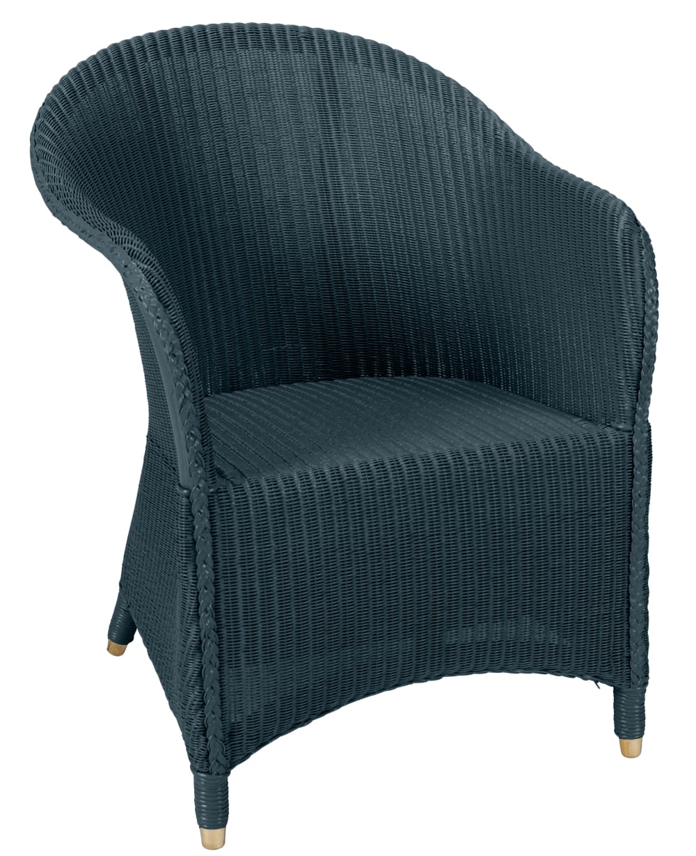 Fauteuil laqué en lloyd