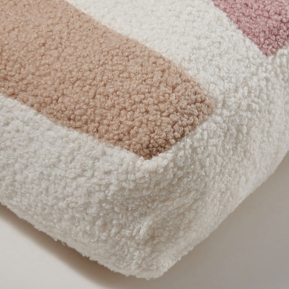 Doudou lapin en Teddy, trés doux, beige 30x30 cm (Nordic Coast) - Image 1