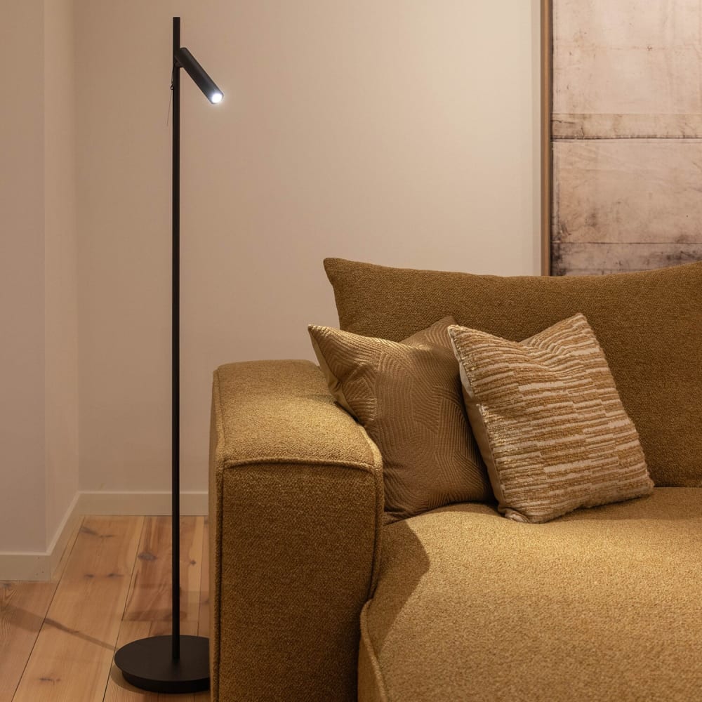 Stehlampe aus Metall, schwarz - Maisons Du Monde