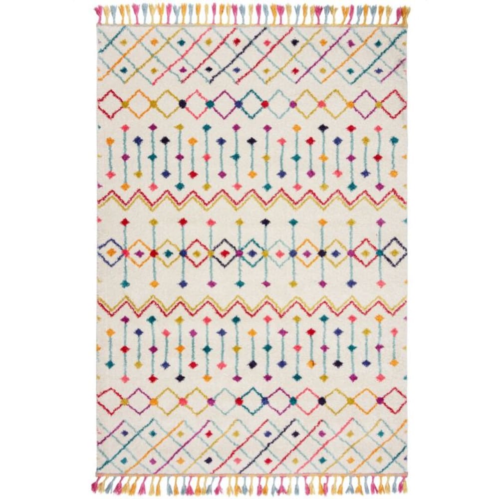 Tapis inspiration berbere multicolore - Maisons du Monde