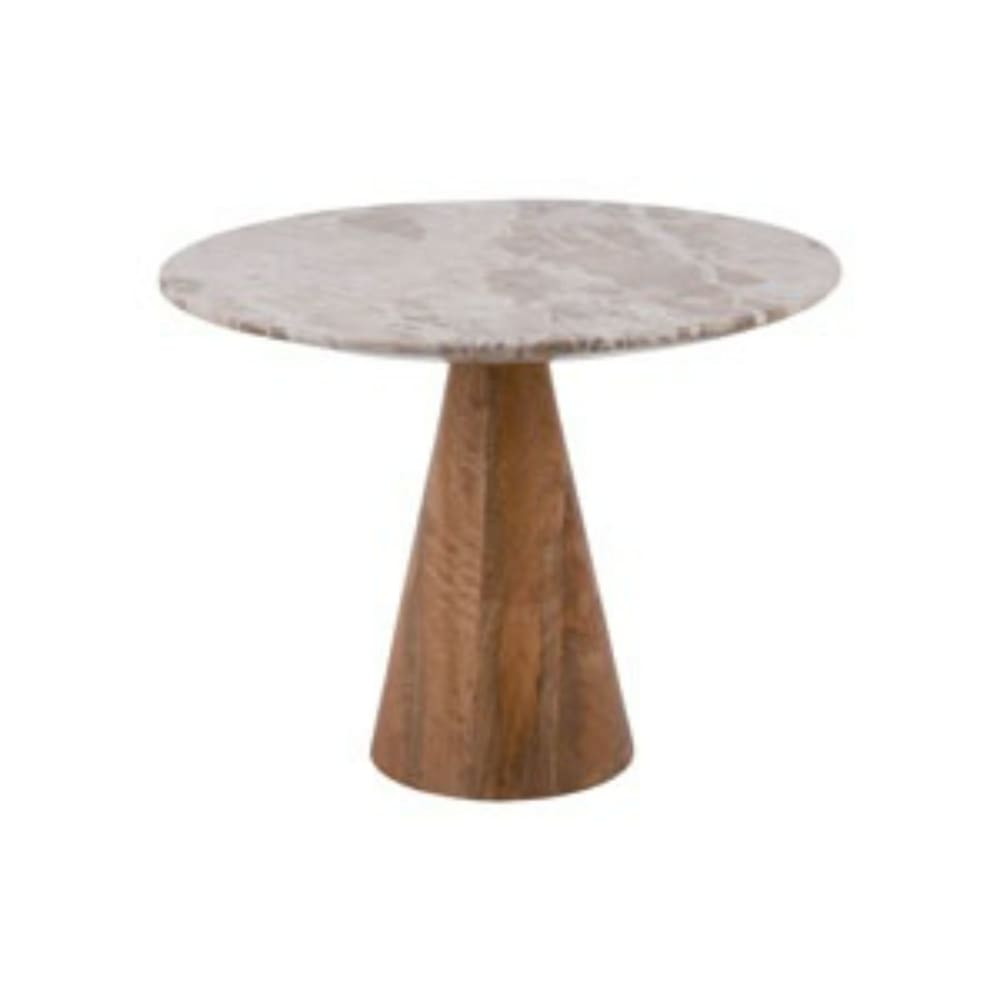 Table d'appoint marbre brun ø40cm Table d'appoint marbre brun ø40cm