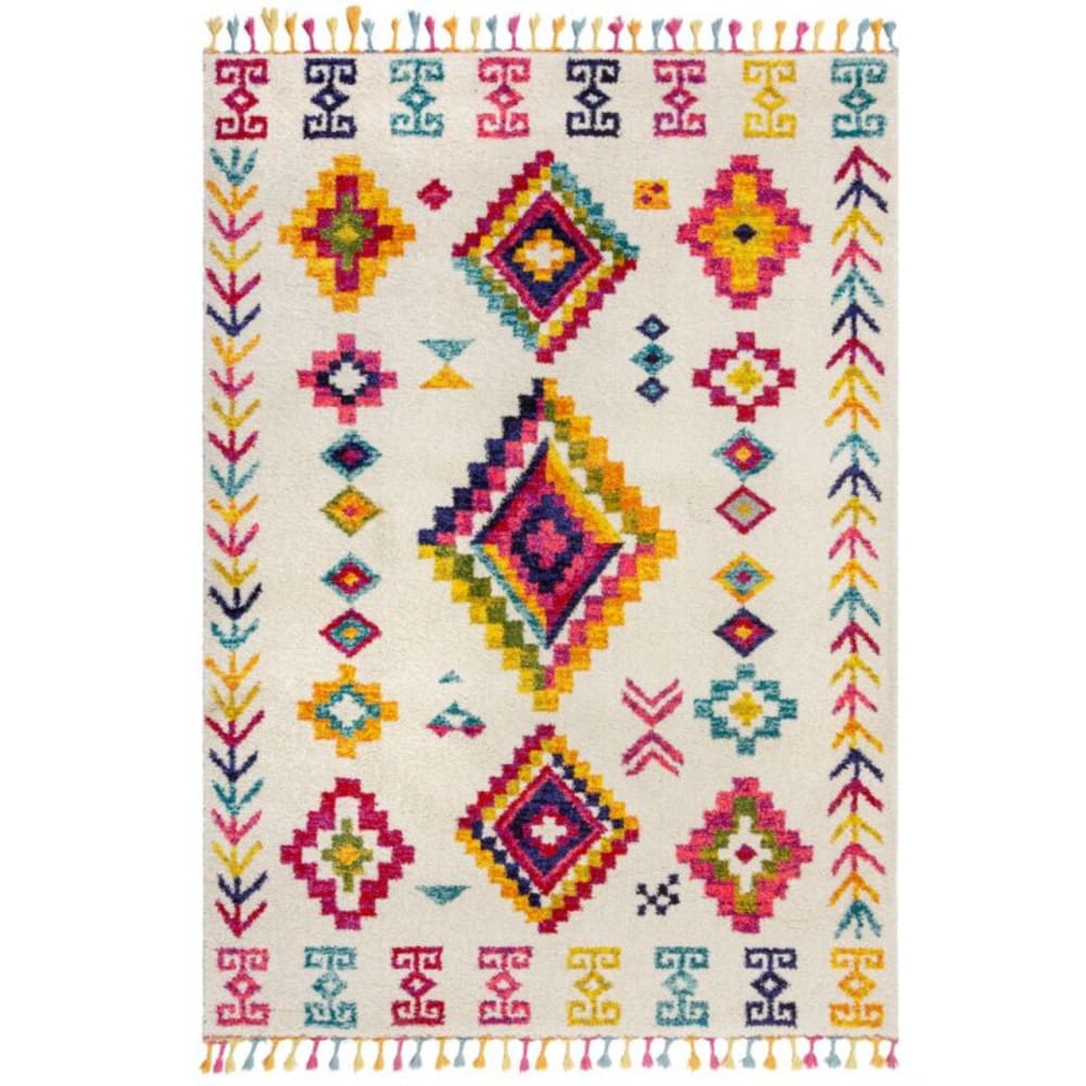 Flair Rugs Tapis inspiration berbere multicolore - Pes - Polyester