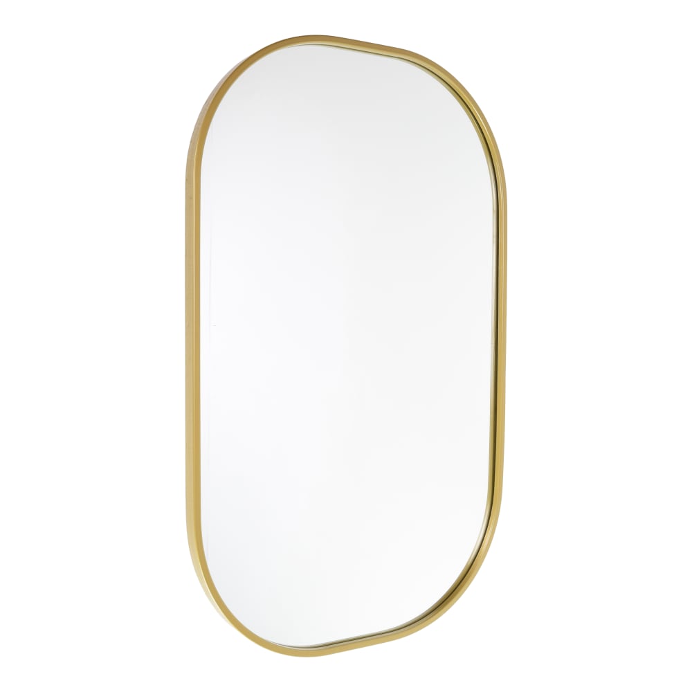 Fragix Spiegel aus Metall, 80x50x4 cm, Gold Gold Metall