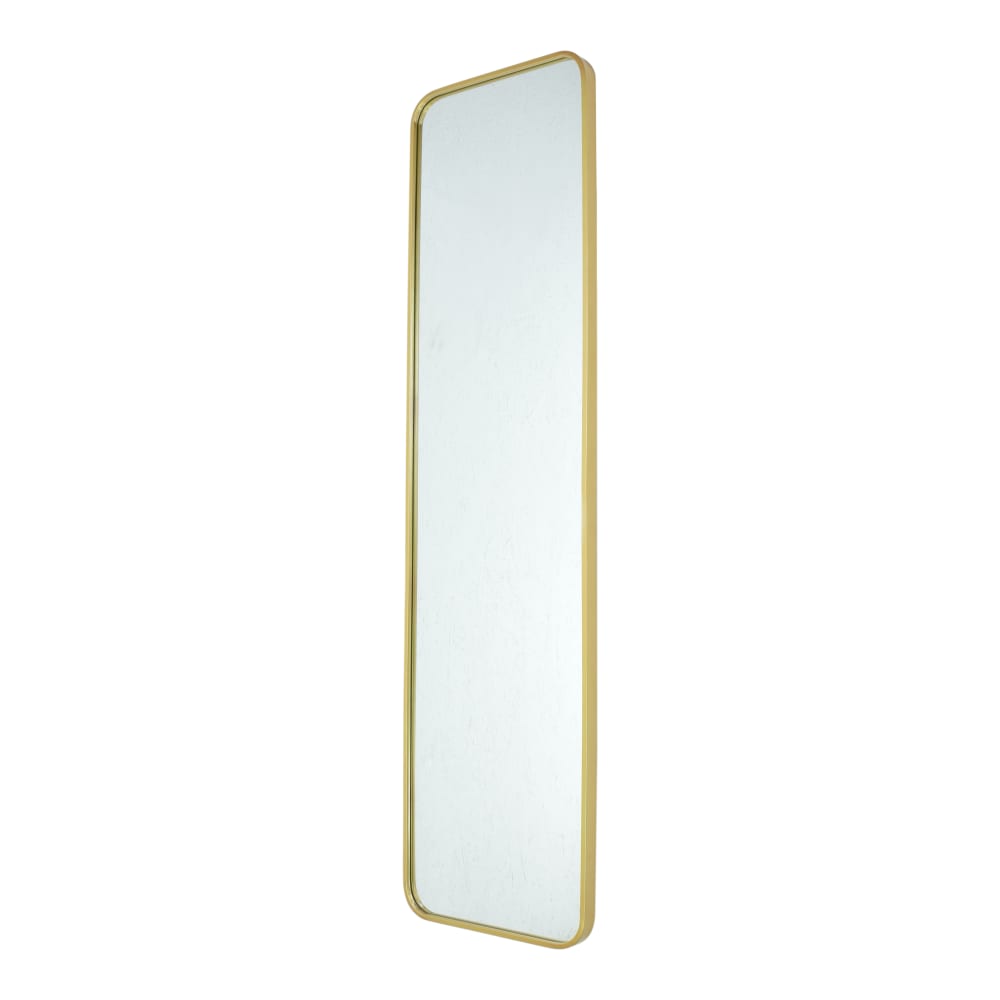 Fragix Ganzkörperspiegel aus Metall, 150x40x4 cm, Gold Gold Metall