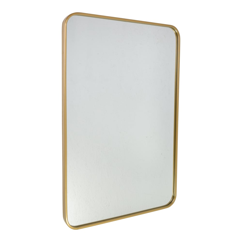 Fragix Spiegel aus Metall, 90x60x4 cm, Gold Gold Metall