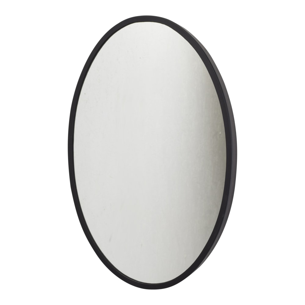 LOFT42 Spiegel aus Metall, 60x40x4 cm, Schwarz Schwarz Metall