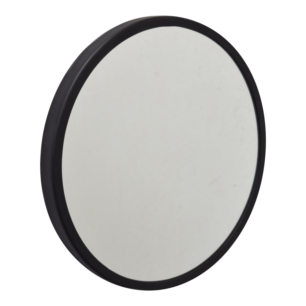 LOFT42 Spiegel aus Metall, 45x45x4 cm, Schwarz Schwarz Metall