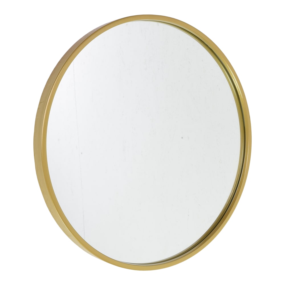 Fragix Wandspiegel aus Metall, 45x45x4 cm, Gold Gold Metall